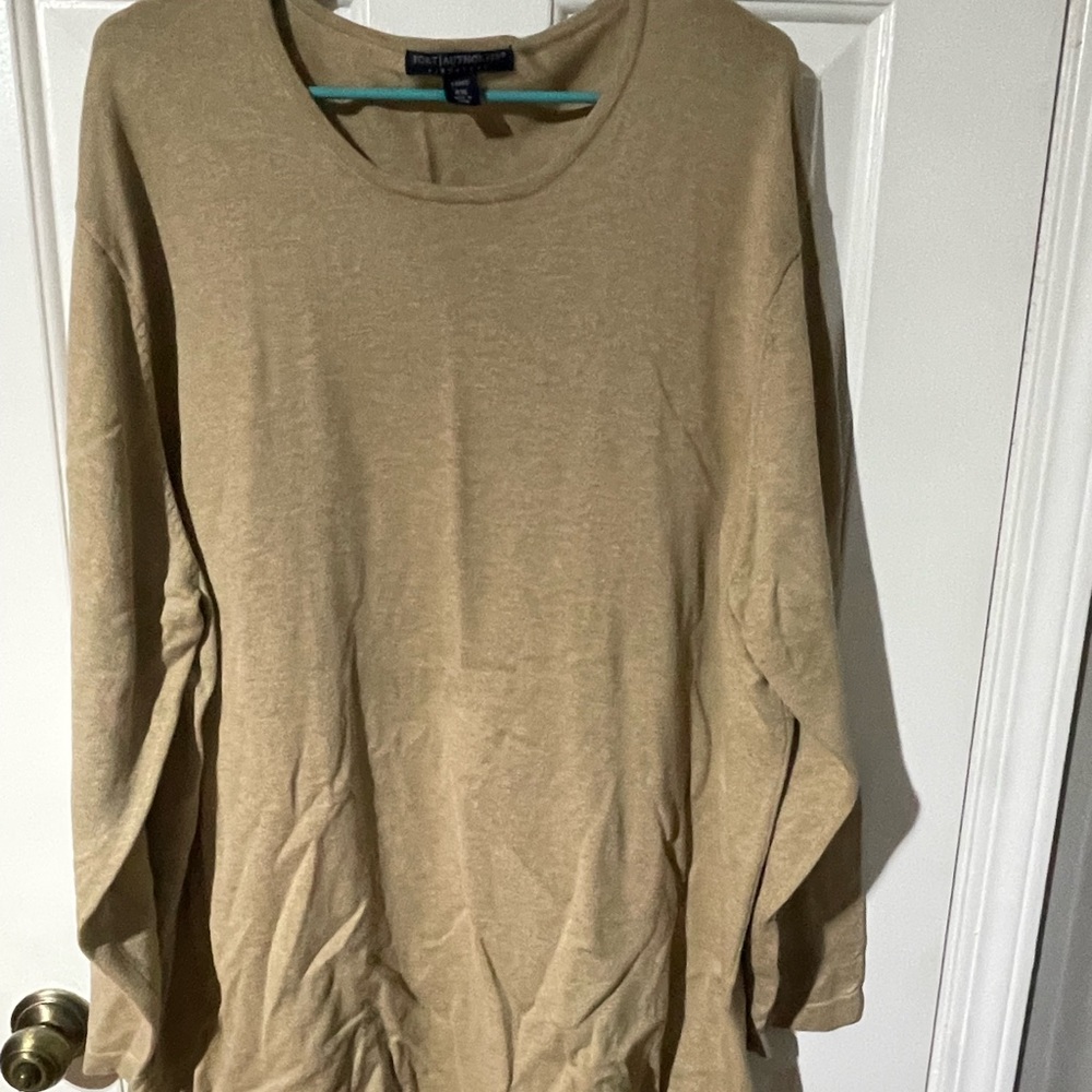Tan long sleeve sweater
